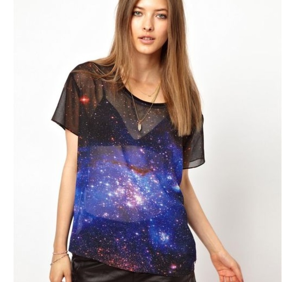 Maison Scotch Sheer Galaxy Top - Picture 6 of 6